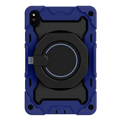 For Huawei MatePad 10.4 Armor Contrast Color Silicone + PC Tablet Case(Navy Blue) - Huawei by buy2fix | Online Shopping UK | buy2fix