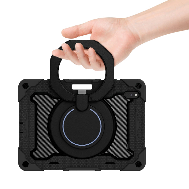 For Huawei Matepad Pro 10.8 Armor Contrast Color Silicone + PC Tablet Case(Black) - Huawei by buy2fix | Online Shopping UK | buy2fix