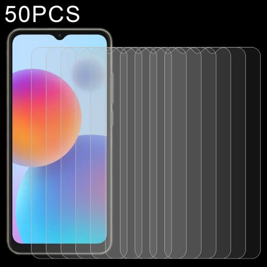 50 PCS 0.26mm 9H 2.5D Tempered Glass Film For ZTE Blade A52 2022 - ZTE Tempered Glass by buy2fix | Online Shopping UK | buy2fix