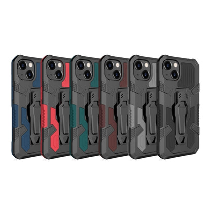 For iPhone 14 Pro Machine Armor Warrior PC + TPU Phone Case (Black) - iPhone 14 Pro Cases by buy2fix | Online Shopping UK | buy2fix