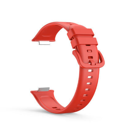 For Huawei Watch Fit 2 Solid Color Silicone Watch Band(Red) by buy2fix