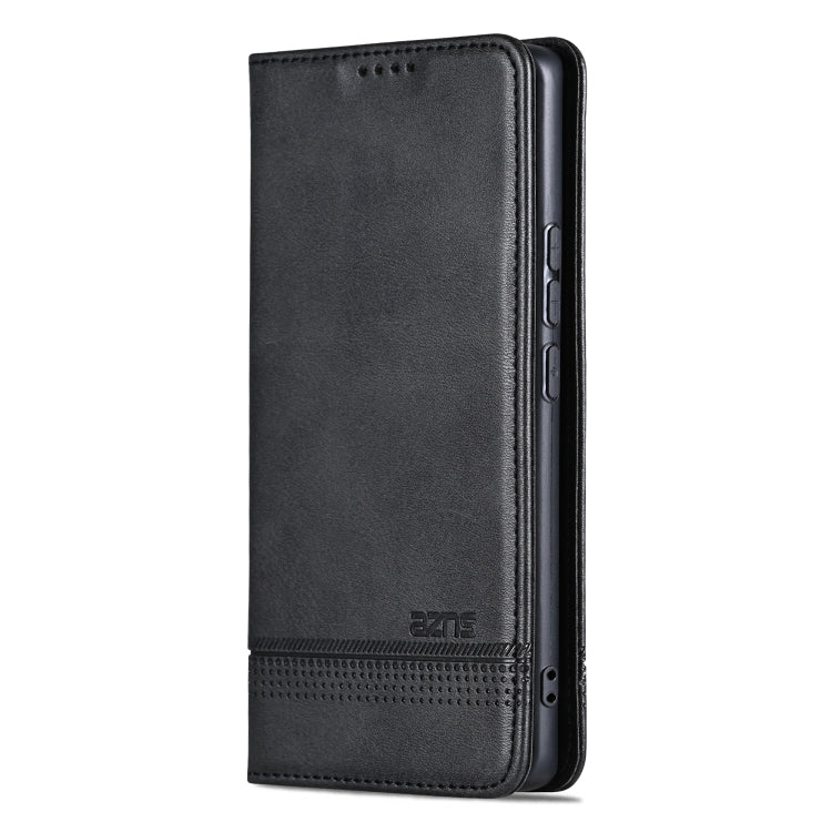For vivo X100 AZNS Magnetic Calf Texture Leather Phone Case(Black) - vivo Cases by AZNS | Online Shopping UK | buy2fix