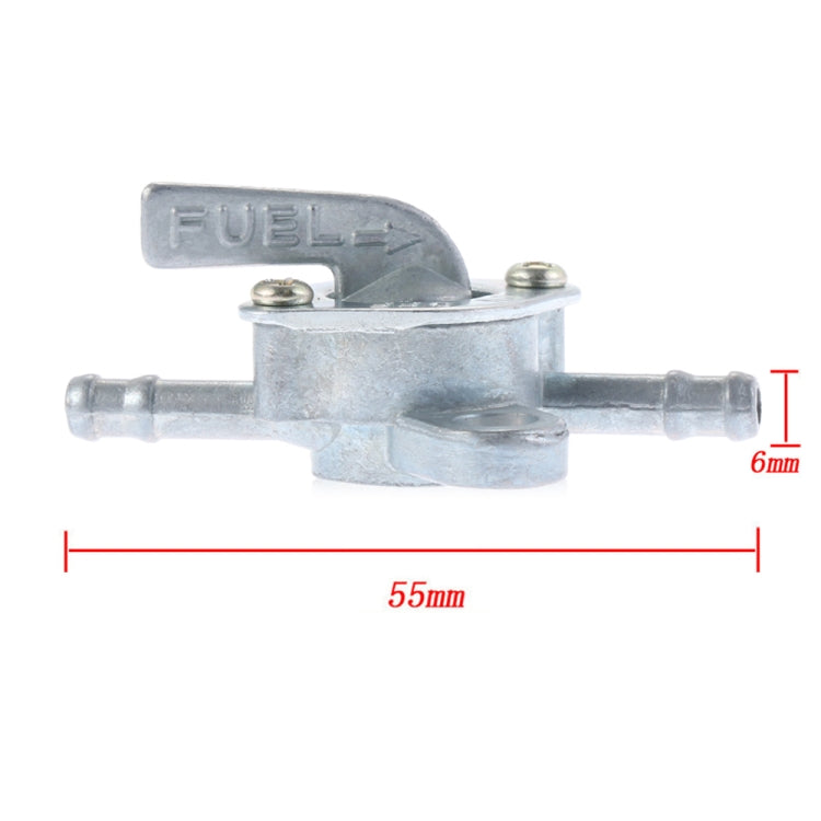 2pcs 6mm Motorcycle Scooter Fuel Tap Gas Petrol Valve Fuel Tank Switch - Replacement Parts by buy2fix | Online Shopping UK | buy2fix