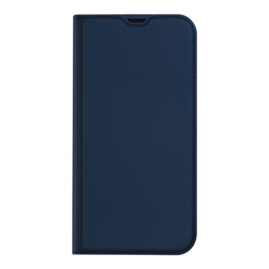 For iPhone 14/13 DUX DUCIS Skin Pro Series Shockproof Horizontal Flip Leather Phone Case (Dark Blue) - iPhone 14 Cases by DUX DUCIS | Online Shopping UK | buy2fix