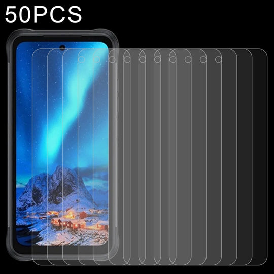 50 PCS 0.26mm 9H 2.5D Tempered Glass Film For Umidigi Bison 2