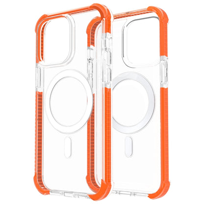 For iPhone 14 Magsafe Magnetic Acrylic Shockproof Phone Case (Orange) by buy2fix
