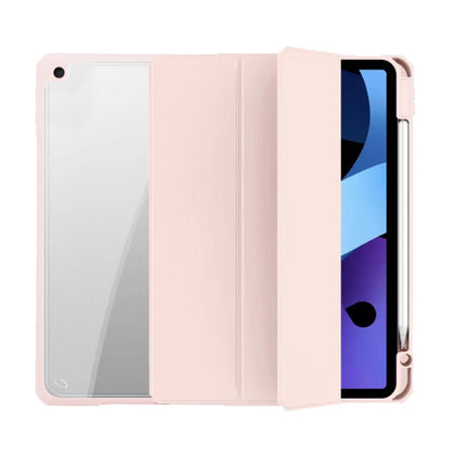 For iPad 10.2 2021 / 2020 / 2019 Mutural Pinyue Series Smart Leather Tablet Case(Pink) - iPad 10.2 Cases by Mutural | Online Shopping UK | buy2fix