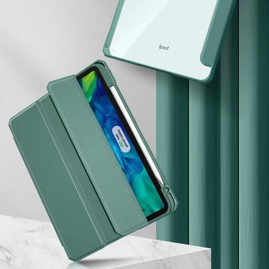 For iPad 10.2 2021 / 2020 / 2019 Mutural Pinyue Series Smart Leather Tablet Case(Mint Green) - iPad 10.2 Cases by Mutural | Online Shopping UK | buy2fix
