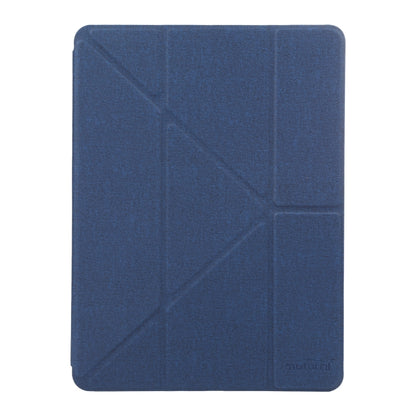 Mutural King Kong Series Deformation Holder Leather Tablet Case For iPad Pro 10.5 2019 / 2017(Blue) - iPad Pro 10.5 inch Cases by Mutural | Online Shopping UK | buy2fix