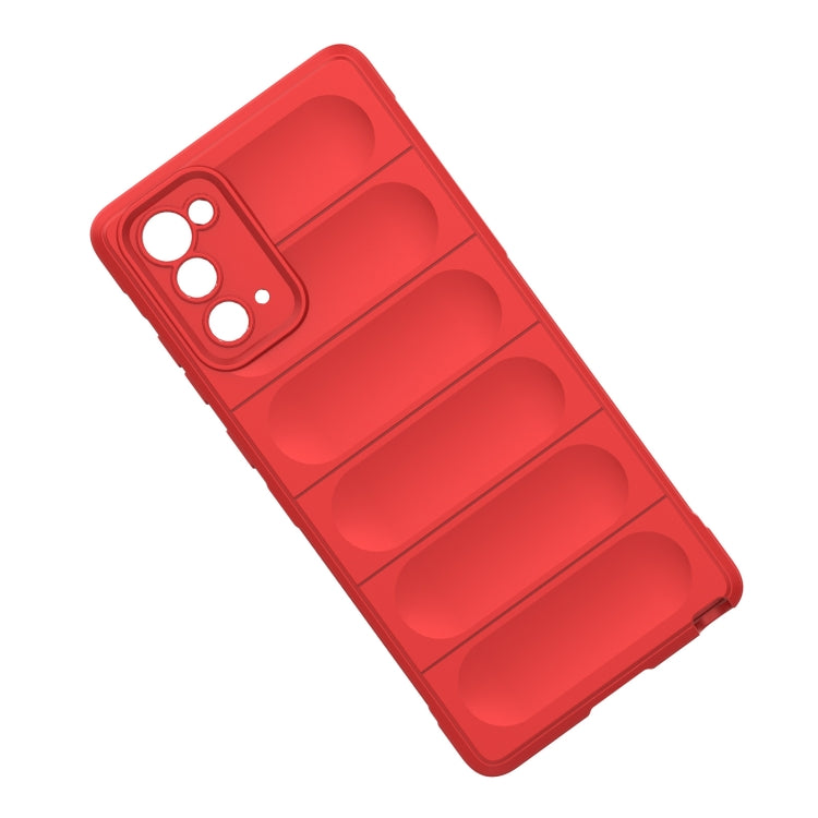 For Samsung Galaxy Note20 Magic Shield TPU + Flannel Phone Case(Wine Red) by buy2fix