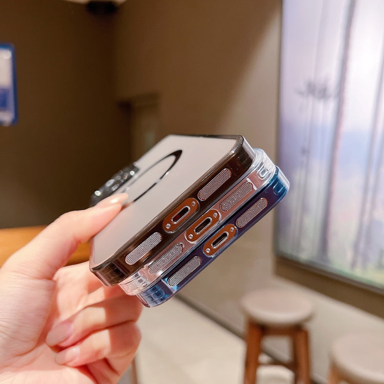 Frosted PC Magsafe Phone Case For iPhone 11 Pro(Transparent Black) by buy2fix