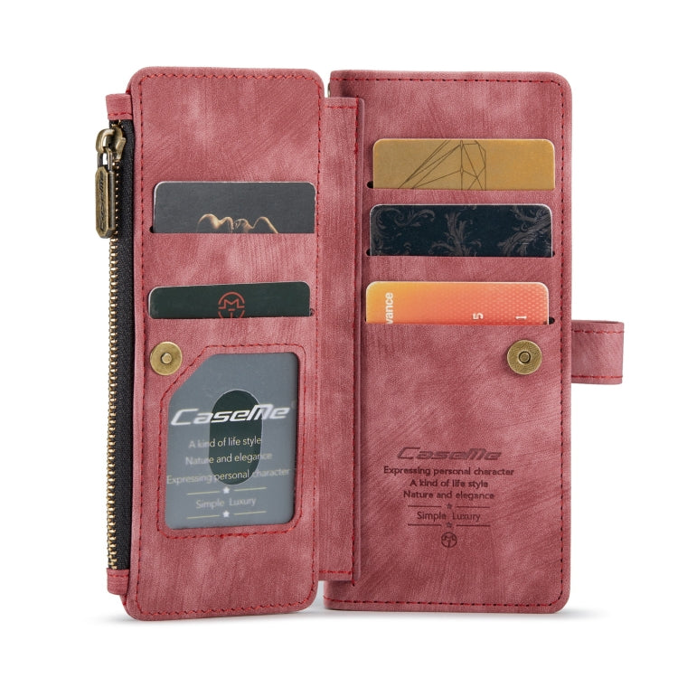 For Samsung Galaxy Z Fold3 5G CaseMe C30 Multifunctional Phone Leather Phone Case(Red) - Galaxy Phone Cases by CaseMe | Online Shopping UK | buy2fix