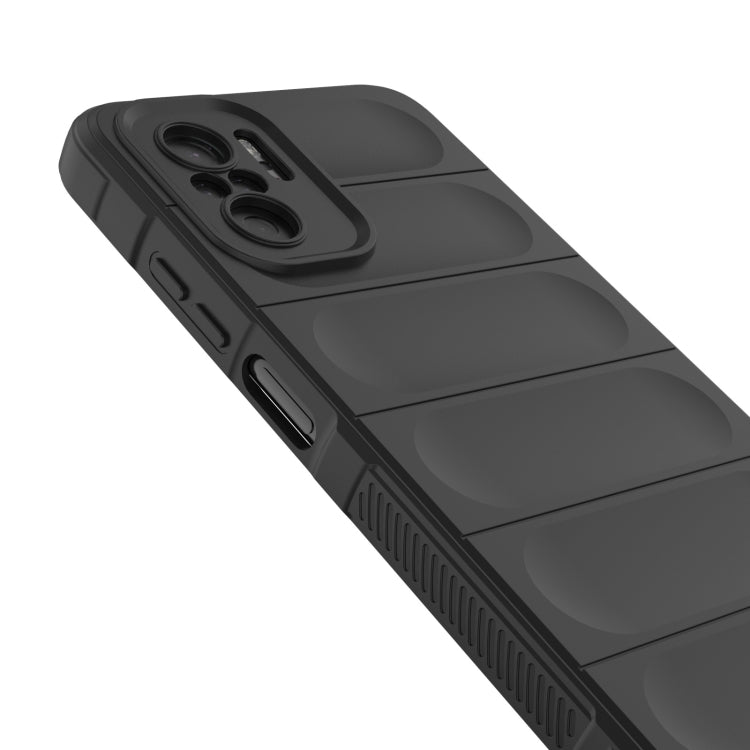 For Xiaomi Redmi Note 10 4G Magic Shield TPU + Flannel Phone Case(Purple) - Xiaomi Cases by buy2fix | Online Shopping UK | buy2fix