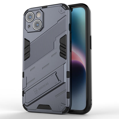 For iPhone 14 Punk Armor 2 in 1 PC + TPU Phone Case (Grey) by buy2fix