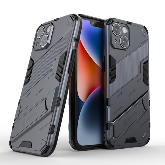 For iPhone 14 Punk Armor 2 in 1 PC + TPU Phone Case (Grey) by buy2fix