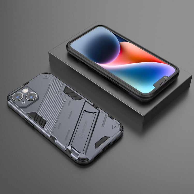 For iPhone 14 Punk Armor 2 in 1 PC + TPU Phone Case (Grey) by buy2fix