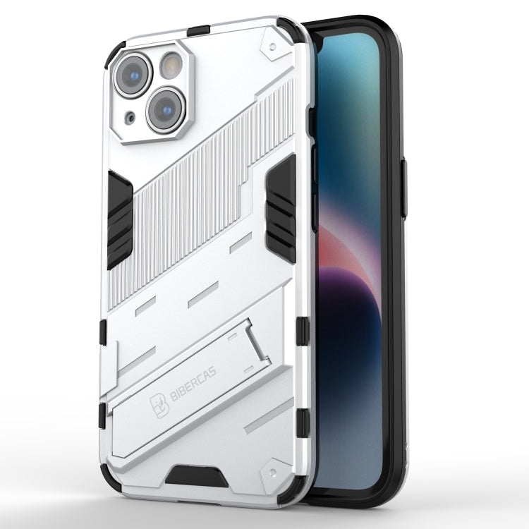 For iPhone 14 Punk Armor 2 in 1 PC + TPU Phone Case (White) by buy2fix
