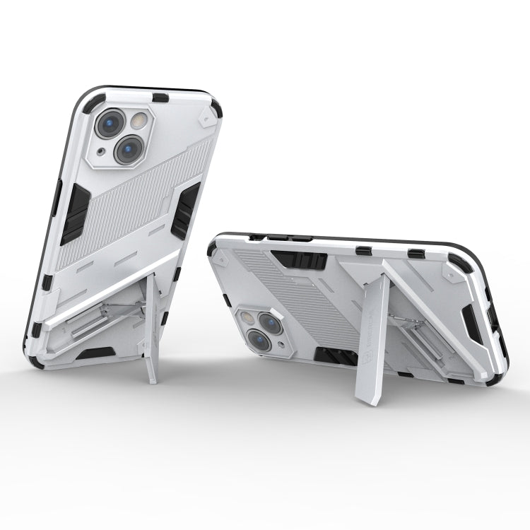 For iPhone 14 Punk Armor 2 in 1 PC + TPU Phone Case (White) by buy2fix