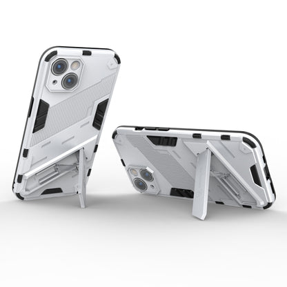 For iPhone 14 Punk Armor 2 in 1 PC + TPU Phone Case (White) by buy2fix