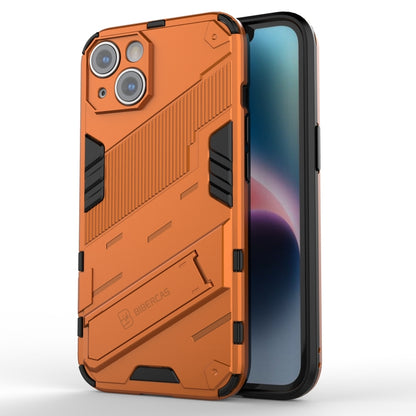 For iPhone 14 Punk Armor 2 in 1 PC + TPU Phone Case (Orange) by buy2fix