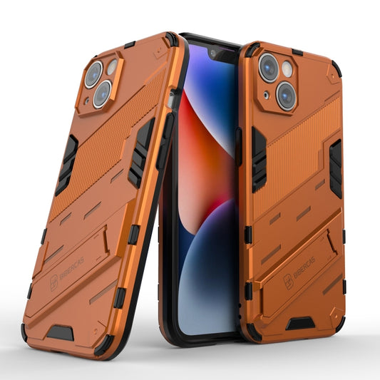 For iPhone 14 Punk Armor 2 in 1 PC + TPU Phone Case (Orange) by buy2fix