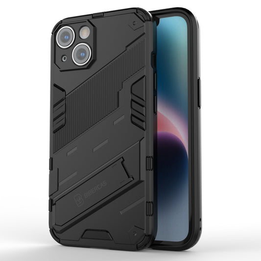 For iPhone 14 Plus Punk Armor 2 in 1 PC + TPU Phone Case (Black) - iPhone 14 Plus Cases by buy2fix | Online Shopping UK | buy2fix