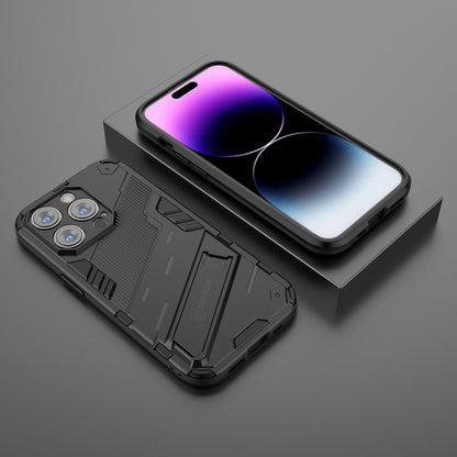 For iPhone 14 Pro Punk Armor 2 in 1 PC + TPU Phone Case(Black) - iPhone 14 Pro Cases by buy2fix | Online Shopping UK | buy2fix