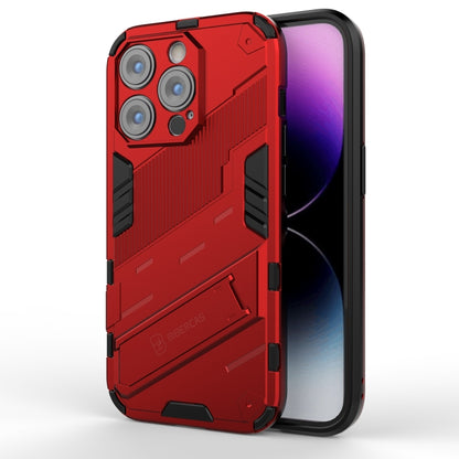 For iPhone 14 Pro Max Punk Armor 2 in 1 PC + TPU Phone Case (Red) - iPhone 14 Pro Max Cases by buy2fix | Online Shopping UK | buy2fix