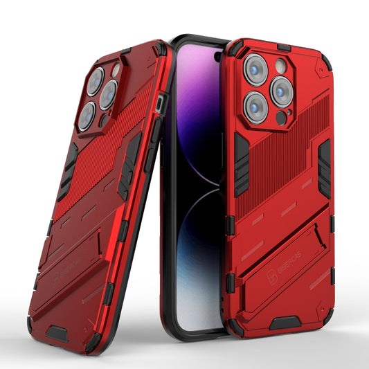 For iPhone 14 Pro Max Punk Armor 2 in 1 PC + TPU Phone Case (Red) - iPhone 14 Pro Max Cases by buy2fix | Online Shopping UK | buy2fix