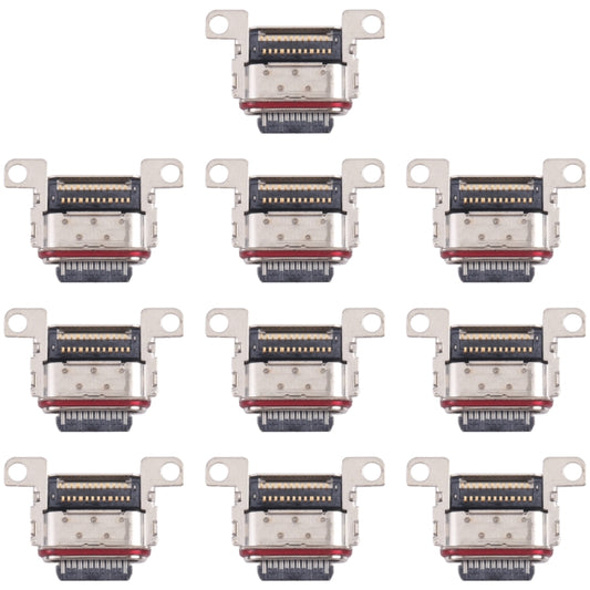 For Samsung Galaxy S21 Ultra 10pcs Charging Port Connector - Tail Connector by buy2fix | Online Shopping UK | buy2fix