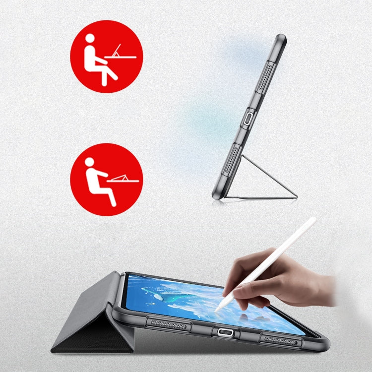 For iPad 10.2 / iPad Pro 10.5 Mutural Yagao Series PC Horizontal Flip Leather Tablet Case(Grey) - iPad 10.2 Cases by Mutural | Online Shopping UK | buy2fix