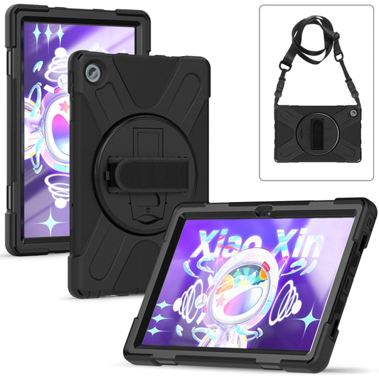 For Lenovo Tab M10 Plus 10.6 3rd Gen 2022 Silicone + PC Protective Tablet Case(Black) - Lenovo by buy2fix | Online Shopping UK | buy2fix