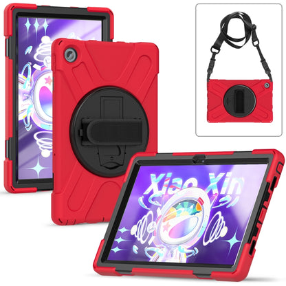 For Lenovo Tab M10 Plus 10.6 3rd Gen 2022 Silicone + PC Protective Tablet Case(Red) - Lenovo by buy2fix | Online Shopping UK | buy2fix