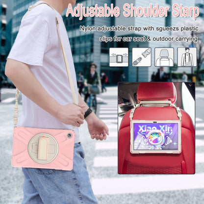 For Lenovo Tab M10 Plus 10.6 3rd Gen 2022 Silicone + PC Protective Tablet Case(Cherry Blossom Pink) - Lenovo by buy2fix | Online Shopping UK | buy2fix