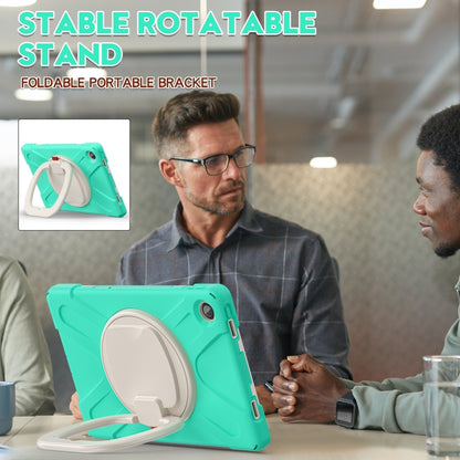 For Lenovo Tab M10 Plus 10.6 3rd Gen 2022 Silicone + PC Protective Tablet Case(Mint Green) - Lenovo by buy2fix | Online Shopping UK | buy2fix