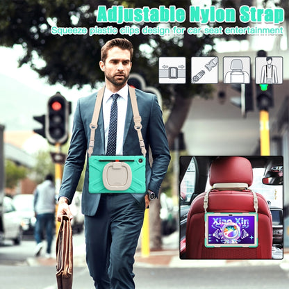 For Lenovo Tab M10 Plus 10.6 3rd Gen 2022 Silicone + PC Protective Tablet Case(Mint Green) - Lenovo by buy2fix | Online Shopping UK | buy2fix
