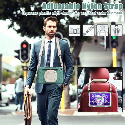 For Lenovo Tab M10 Plus 10.6 3rd Gen 2022 Silicone + PC Protective Tablet Case(Emerald Green) - Lenovo by buy2fix | Online Shopping UK | buy2fix