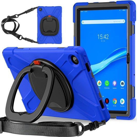 For Lenovo Tab M10 Plus 10.6 3rd Gen 2022 Silicone + PC Protective Tablet Case(Blue) - Lenovo by buy2fix | Online Shopping UK | buy2fix
