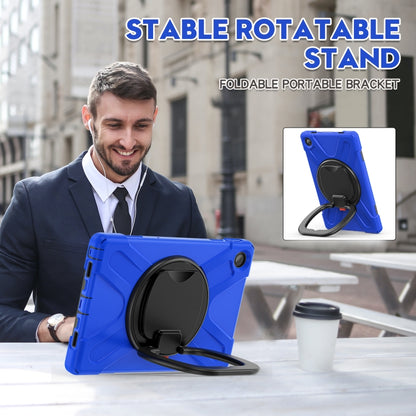 For Lenovo Tab M10 Plus 10.6 3rd Gen 2022 Silicone + PC Protective Tablet Case(Blue) - Lenovo by buy2fix | Online Shopping UK | buy2fix
