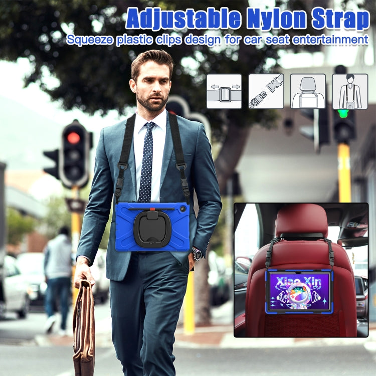For Lenovo Tab M10 Plus 10.6 3rd Gen 2022 Silicone + PC Protective Tablet Case(Blue) - Lenovo by buy2fix | Online Shopping UK | buy2fix