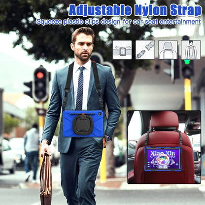 For Lenovo Tab M10 Plus 10.6 3rd Gen 2022 Silicone + PC Protective Tablet Case(Blue) - Lenovo by buy2fix | Online Shopping UK | buy2fix