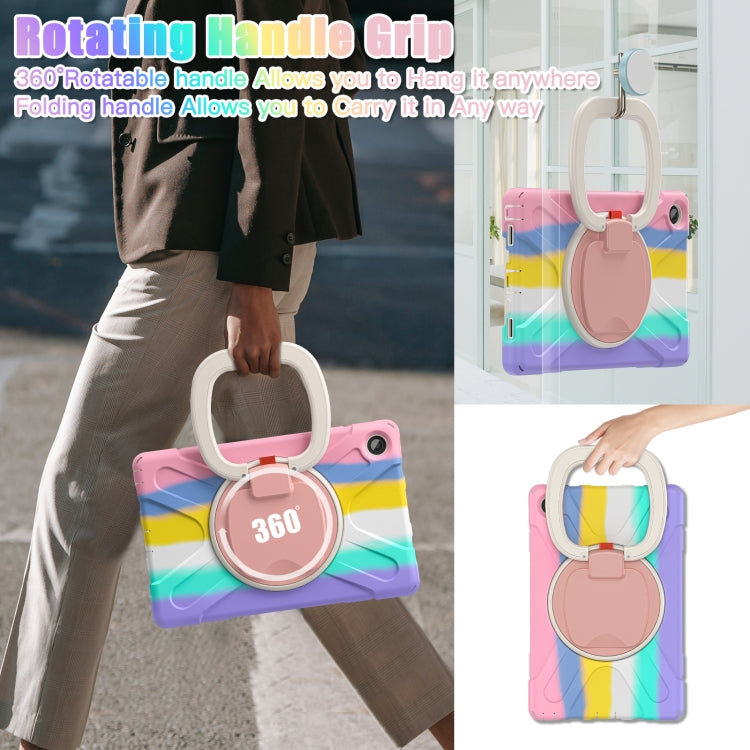 For Lenovo Tab M10 Plus 10.6 3rd Gen 2022 Silicone + PC Protective Tablet Case(Colorful Pink) - Lenovo by buy2fix | Online Shopping UK | buy2fix