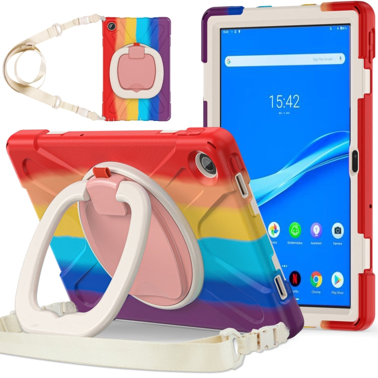 For Lenovo Tab M10 Plus 10.6 3rd Gen 2022 Silicone + PC Protective Tablet Case(Colorful Red) - Lenovo by buy2fix | Online Shopping UK | buy2fix
