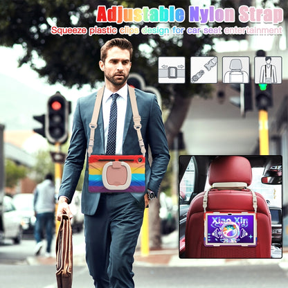 For Lenovo Tab M10 Plus 10.6 3rd Gen 2022 Silicone + PC Protective Tablet Case(Colorful Red) - Lenovo by buy2fix | Online Shopping UK | buy2fix