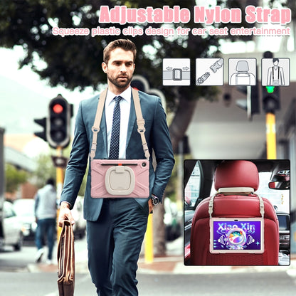 For Lenovo Tab M10 Plus 10.6 3rd Gen 2022 Silicone + PC Protective Tablet Case(Cherry Blossom Pink) - Lenovo by buy2fix | Online Shopping UK | buy2fix