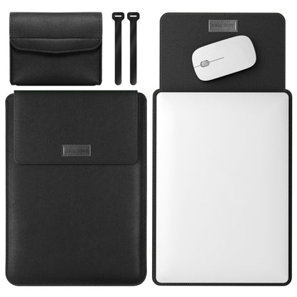 4 in 1 Lightweight and Portable Leather Computer Bag, Size:11/12 inches(Black) - 12.1 inch by buy2fix | Online Shopping UK | buy2fix