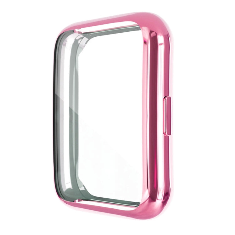 For Huawei Watch Fit 2 TPU Electroplating Watch Protective Case(Pink) by buy2fix