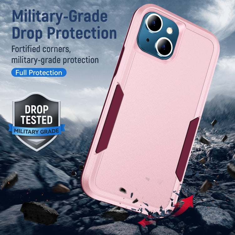 For iPhone 14 Pioneer Armor Heavy Duty Shockproof Phone Case (Pink) by buy2fix