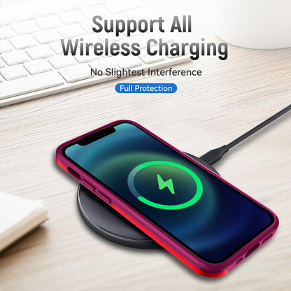 For iPhone 14 Pioneer Armor Heavy Duty Shockproof Phone Case (Red) by buy2fix