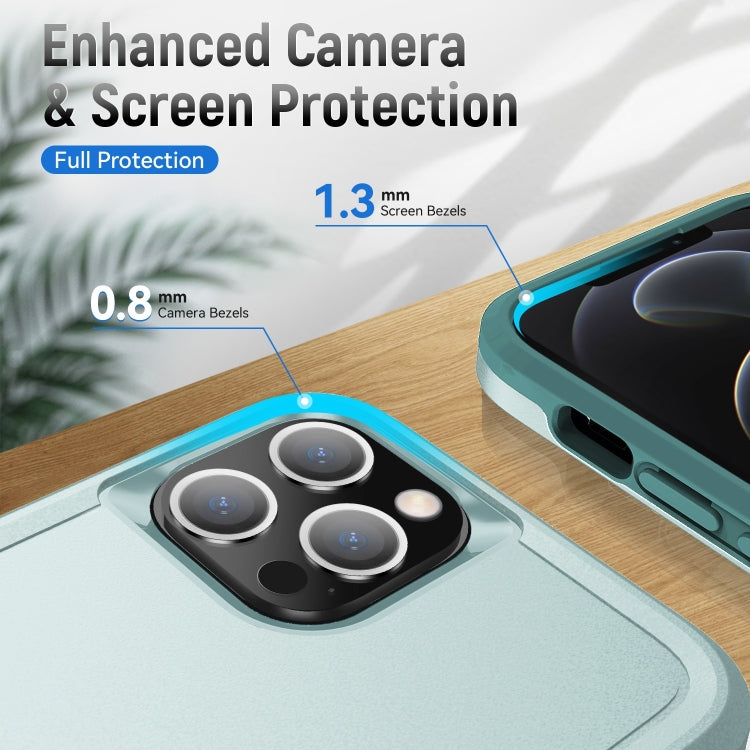 For iPhone 14 Pro Pioneer Armor Heavy Duty Shockproof Phone Case(Green) - iPhone 14 Pro Cases by buy2fix | Online Shopping UK | buy2fix